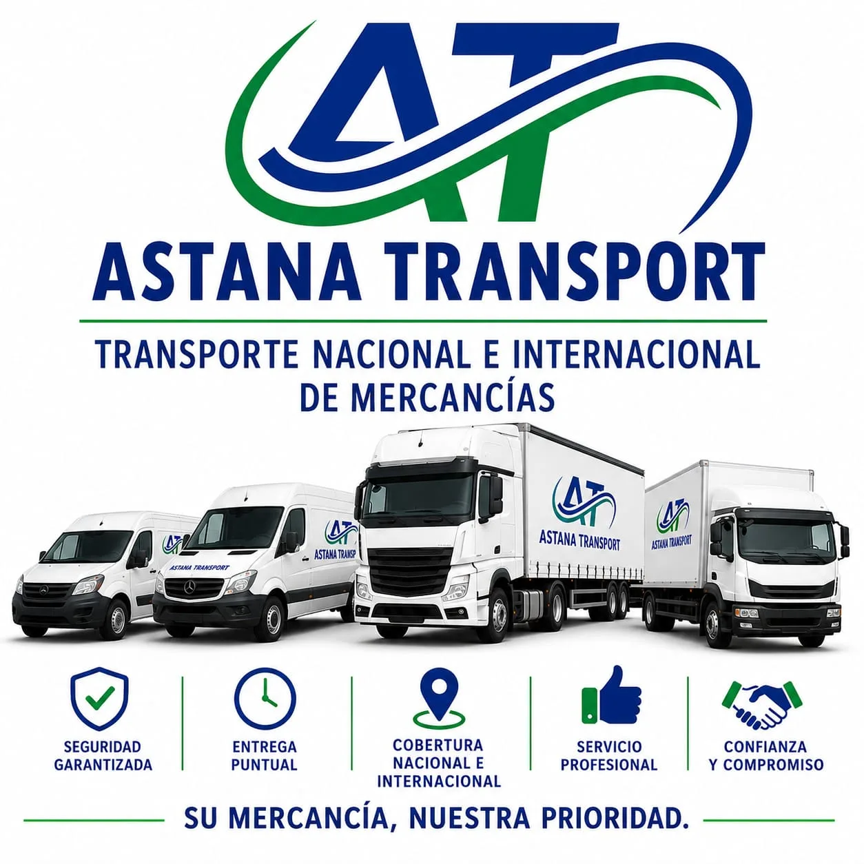 Su mercancía, nuestra prioridad. Astana Transport, logística desde Tánger